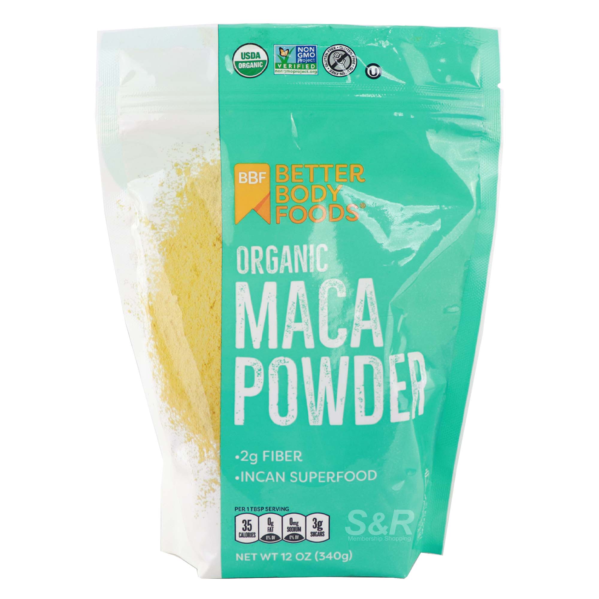 Better Body Foods Organic Maca Powder 340g